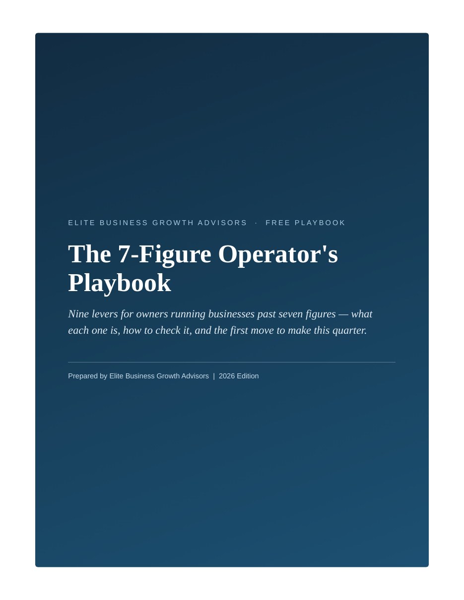 Cover of The 7-Figure Operator’s Playbook